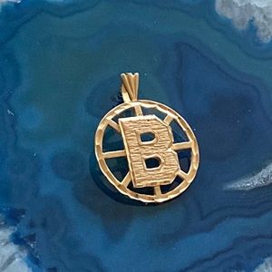 COPY - COPY - COPY - Boston Bruins 14 KY gold Disc Charm